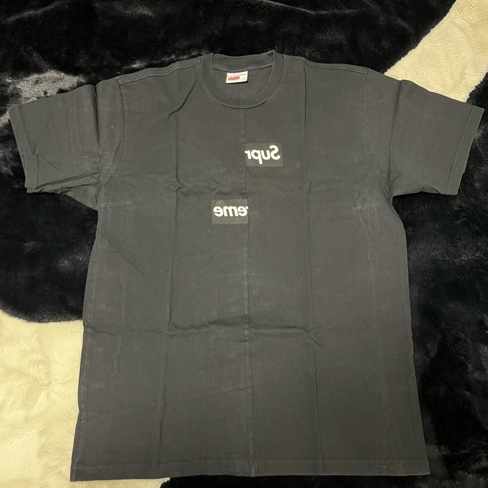 Supreme X Cdg Split Box Logo Fw18 - image 1